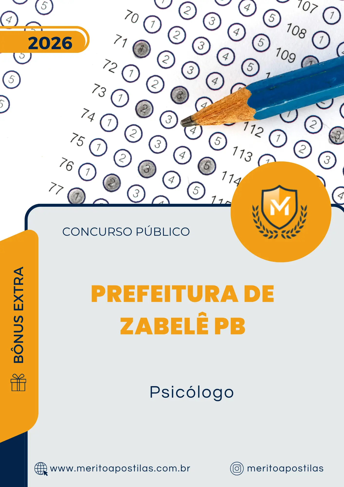 Apostila Psicólogo Prefeitura de Zabelê PB 2026