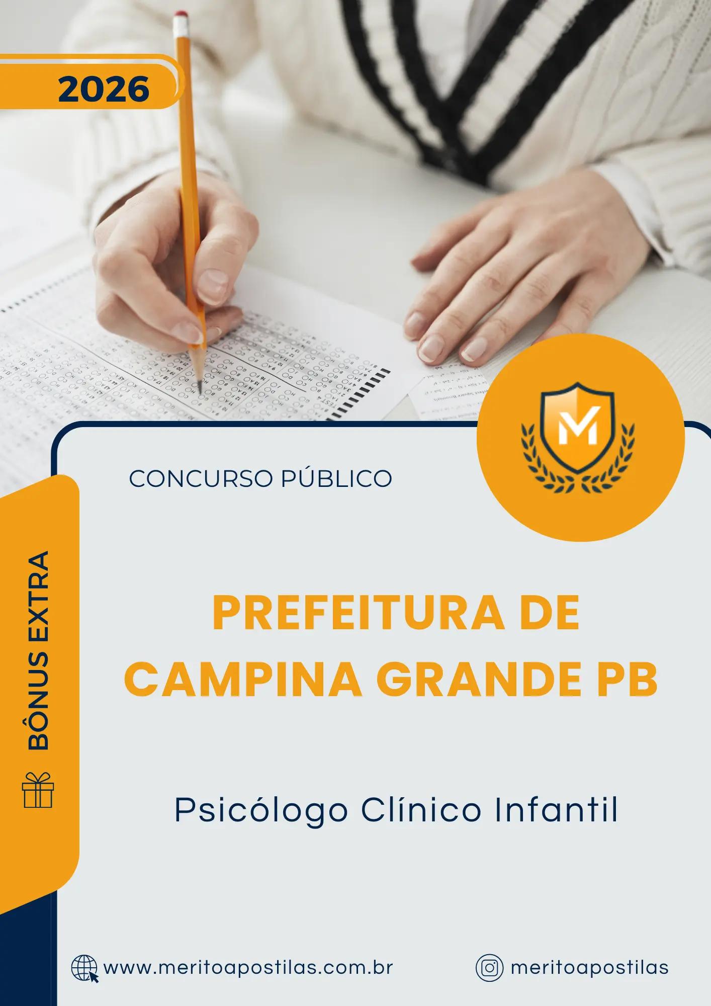 Apostila Psicólogo Clínico Infantil Prefeitura de Campina Grande PB 2026