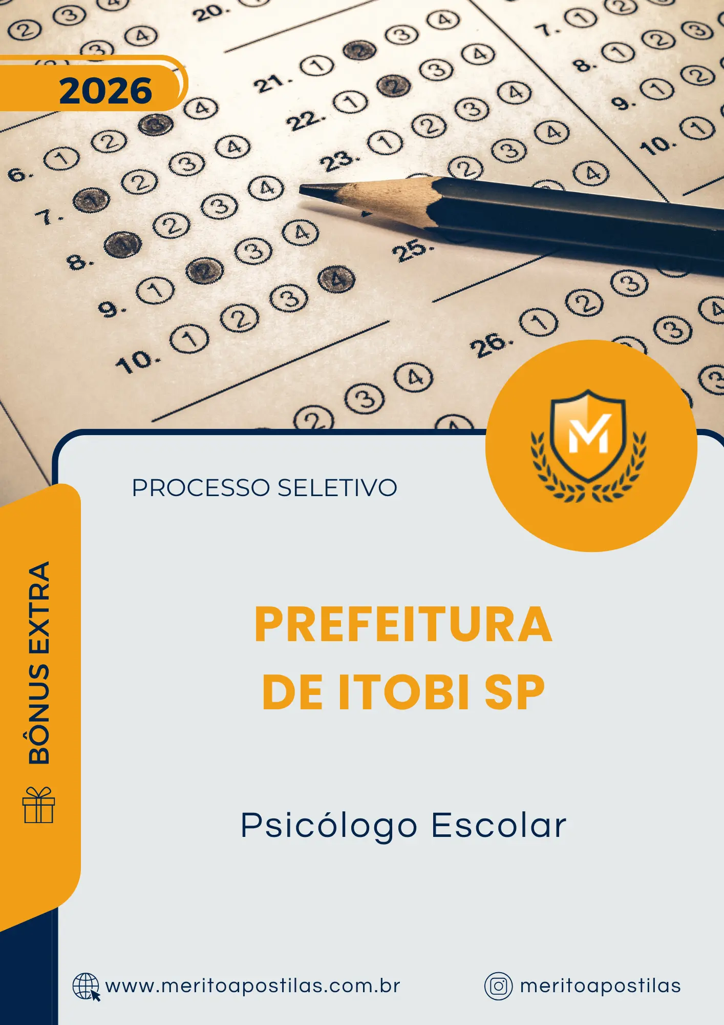 Apostila Psicólogo Escolar Prefeitura de Itobi SP 2026