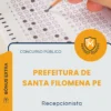 Apostila Recepcionista Prefeitura de Santa Filomena PE 2026