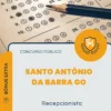 Apostila Recepcionista Prefeitura de Santo Antônio da Barra GO 2026
