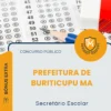 Apostila Secretário Escolar Prefeitura de Buriticupu MA 2026
