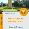 Apostila Segundo Professor Prefeitura de Anchieta SC 2026