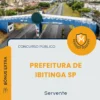 Apostila Servente Prefeitura de Ibitinga SP 2026