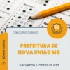 Apostila Servente Contínuo Psf Prefeitura de Nova União MG 2026