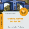 Apostila Servente De Pedreiro Prefeitura de Monte Alegre do Sul SP 2026