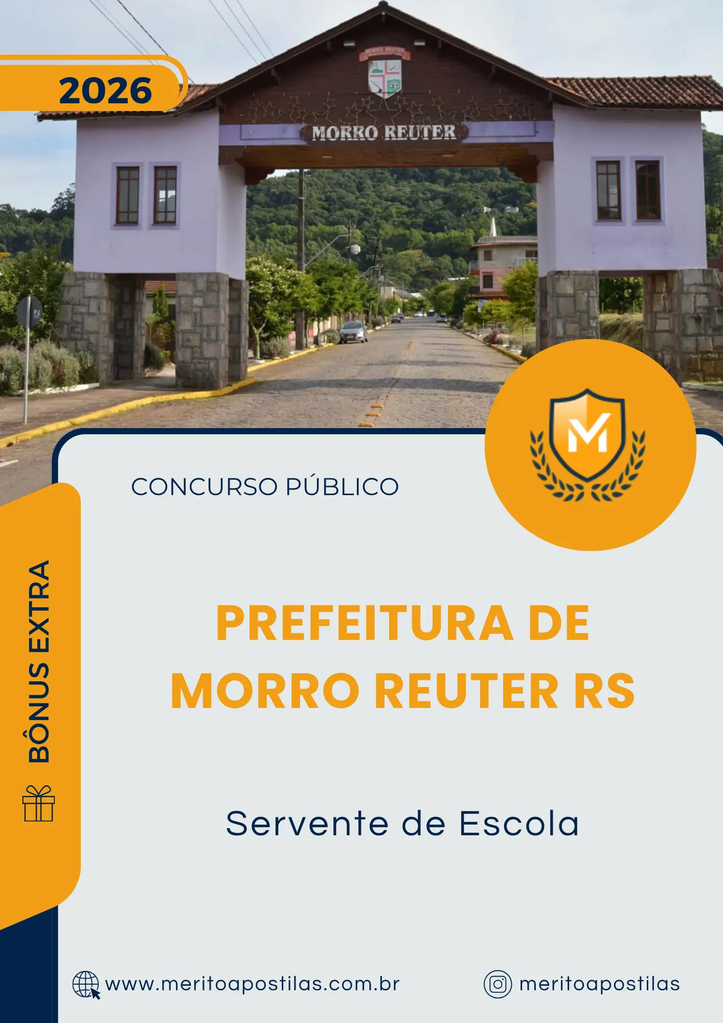Apostila Servente de Escola Prefeitura de Morro Reuter RS 2026
