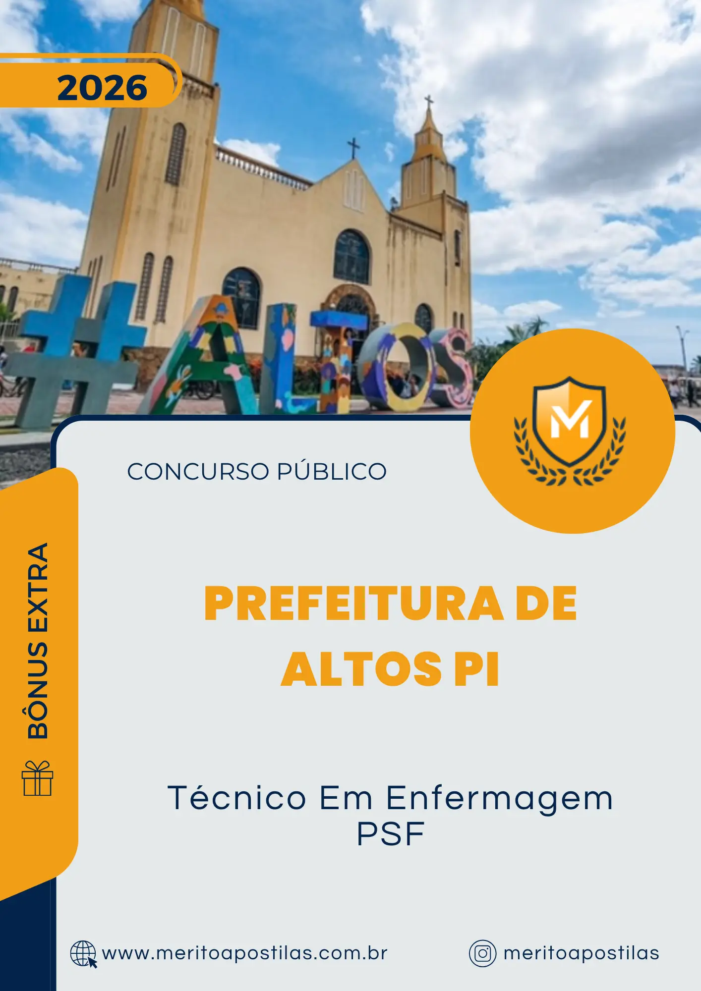 Apostila Técnico Em Enfermagem PSF Prefeitura de Altos PI 2026