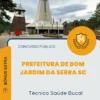 Apostila Técnico Saúde Bucal Prefeitura de Bom Jardim da Serra SC 2026