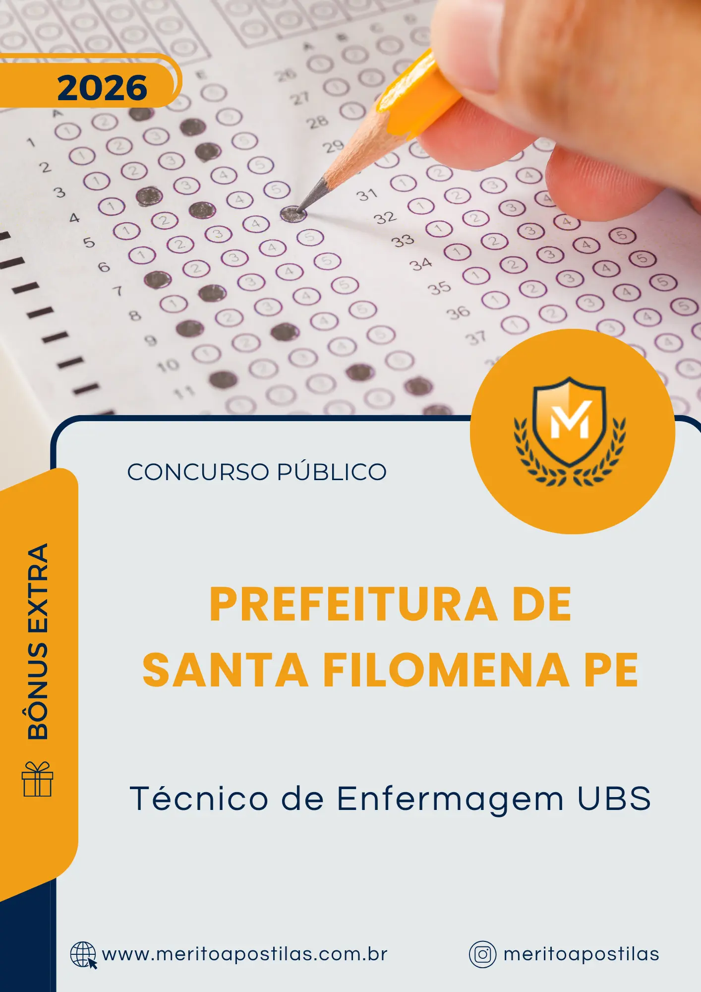 Apostila Técnico de Enfermagem UBS Prefeitura de Santa Filomena PE 2026