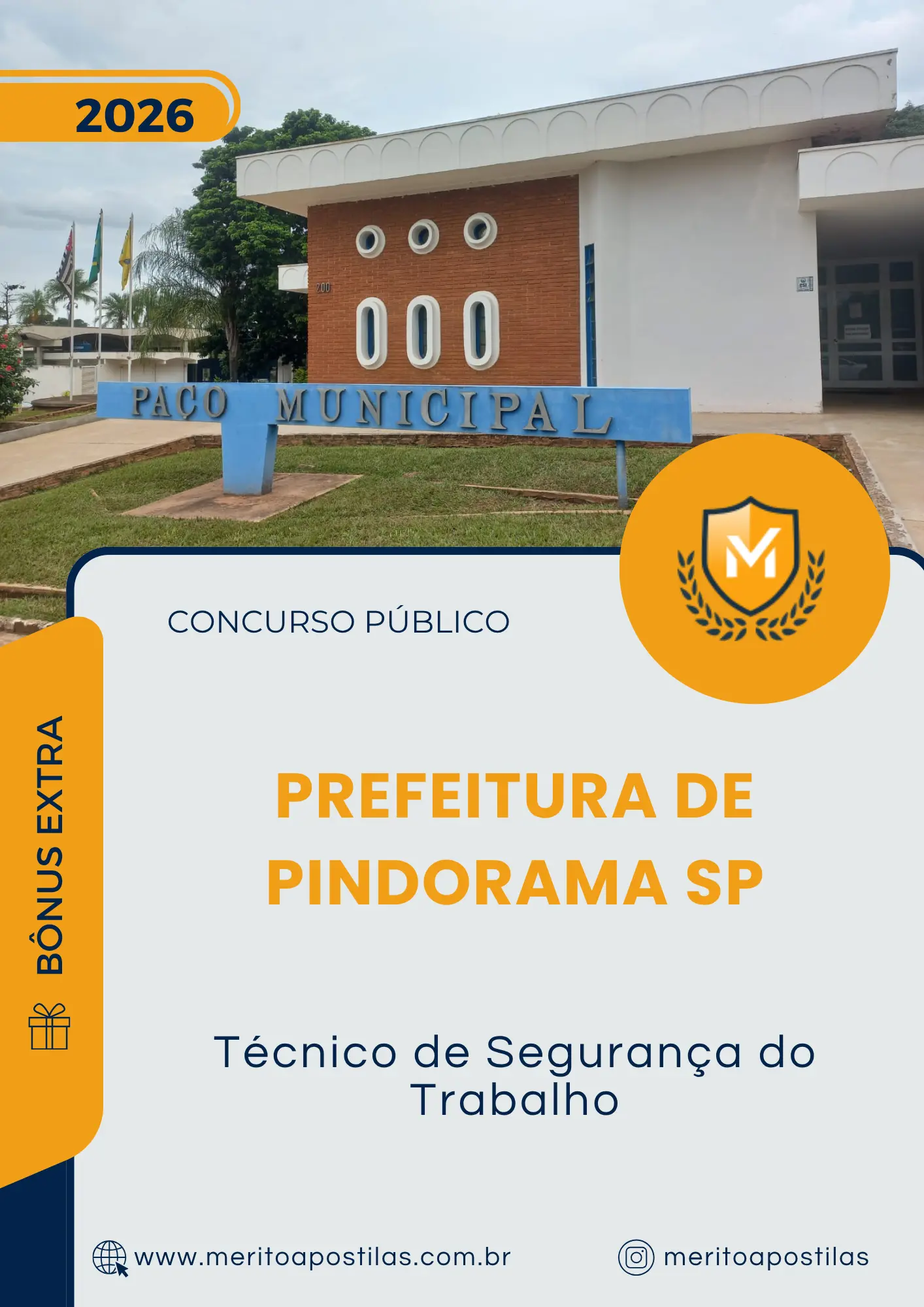 Apostila Técnico de Segurança do Trabalho Prefeitura de Pindorama SP 2026