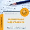 Apostila Técnico em Enfermagem Prefeitura de Mãe D'Água PB 2026