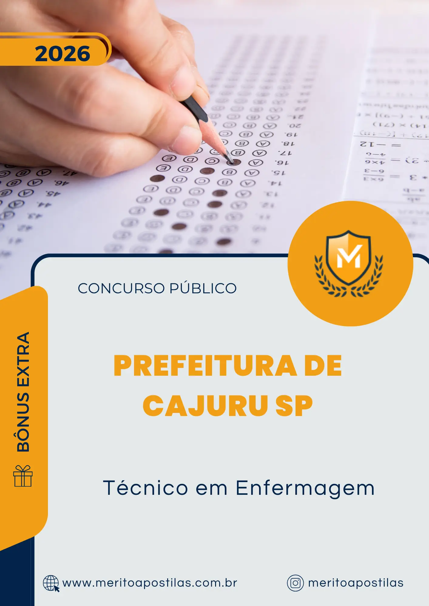 Apostila Técnico em Enfermagem Prefeitura de Cajuru SP 2026
