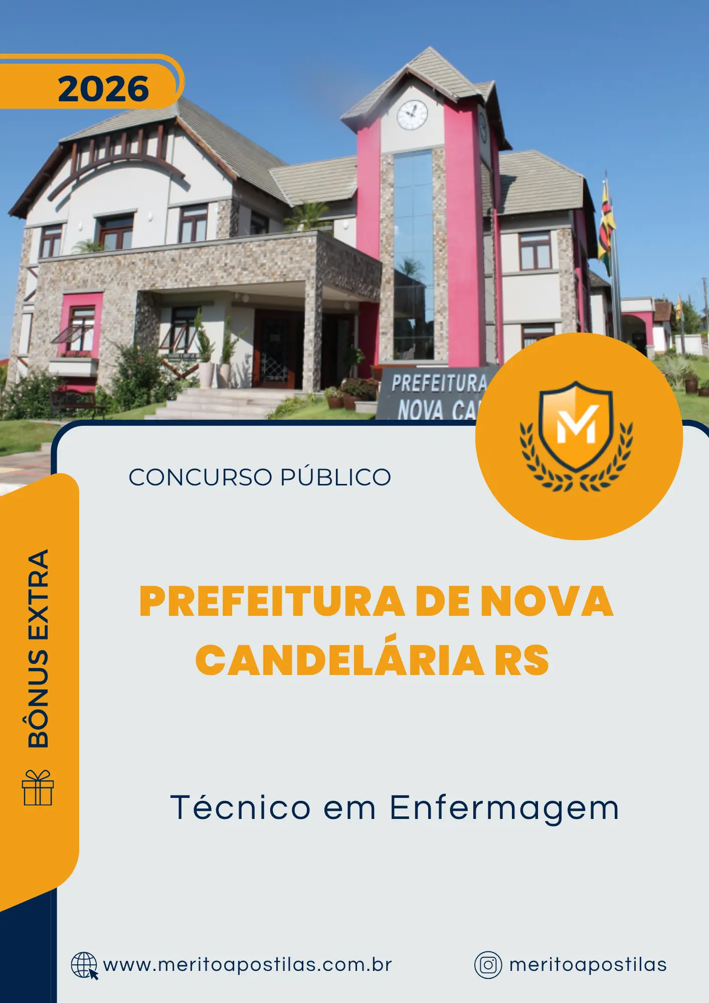 Apostila Técnico em Enfermagem Prefeitura de Nova Candelária RS 2026