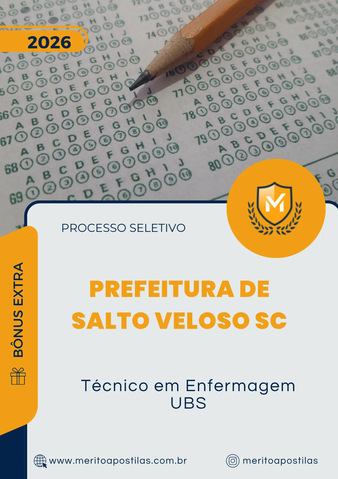 Apostila Técnico em Enfermagem UBS Prefeitura de Salto Veloso SC 2026
