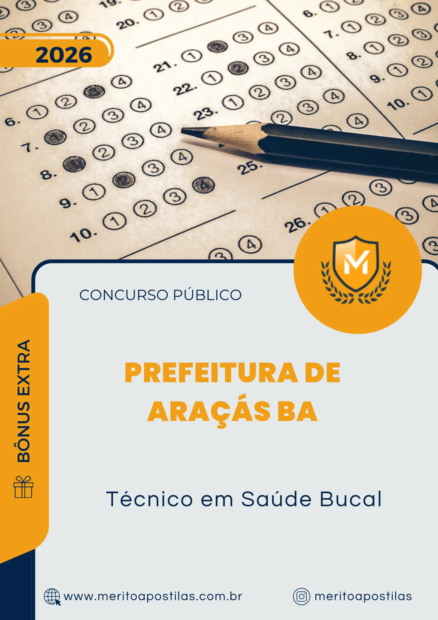 Apostila Técnico em Saúde Bucal Prefeitura de Araçás BA 2026