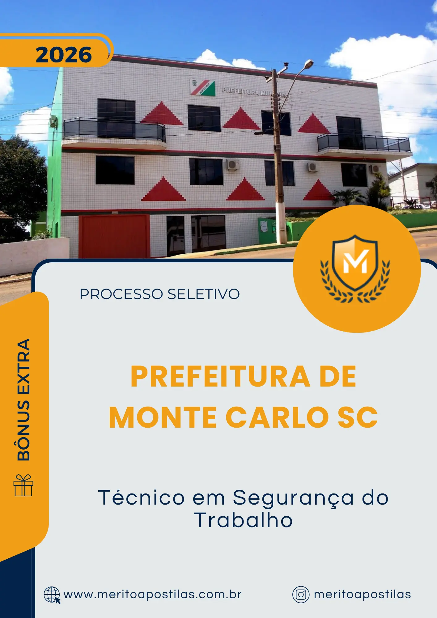 Apostila Técnico em Segurança do Trabalho Prefeitura de Monte Carlo SC 2026