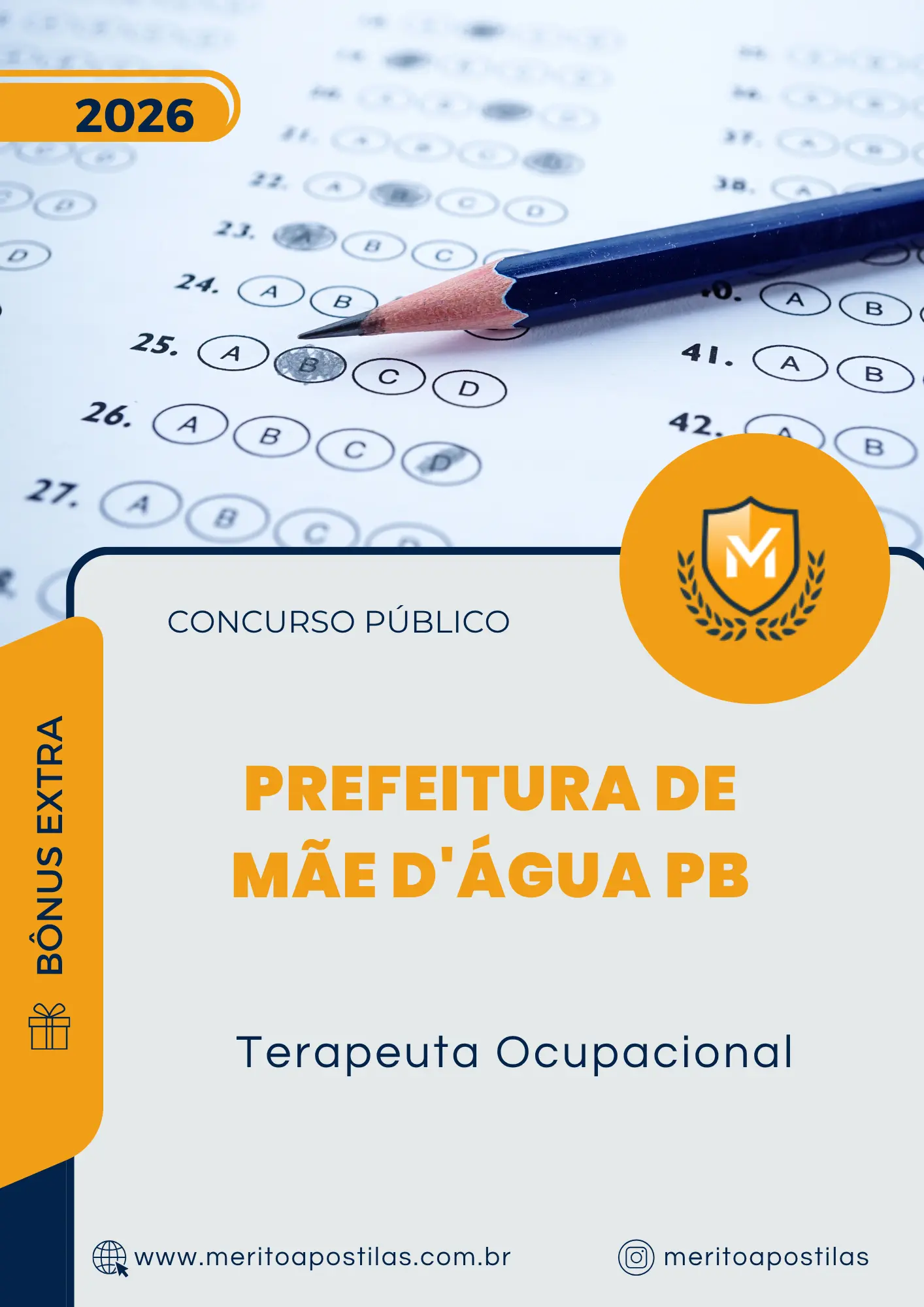 Apostila Terapeuta Ocupacional Prefeitura de Mãe D'Água PB 2026