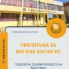 Apostila Vigilante Epidemiológico e Sanitário Prefeitura de Rio das Antas SC 2026