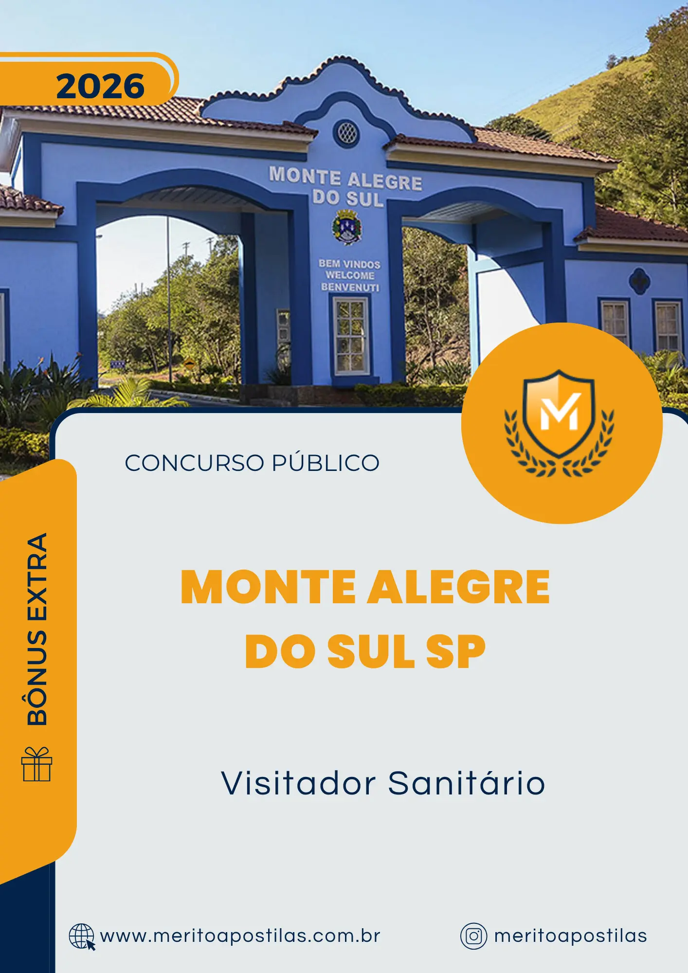 Apostila Visitador Sanitário Prefeitura de Monte Alegre do Sul SP 2026
