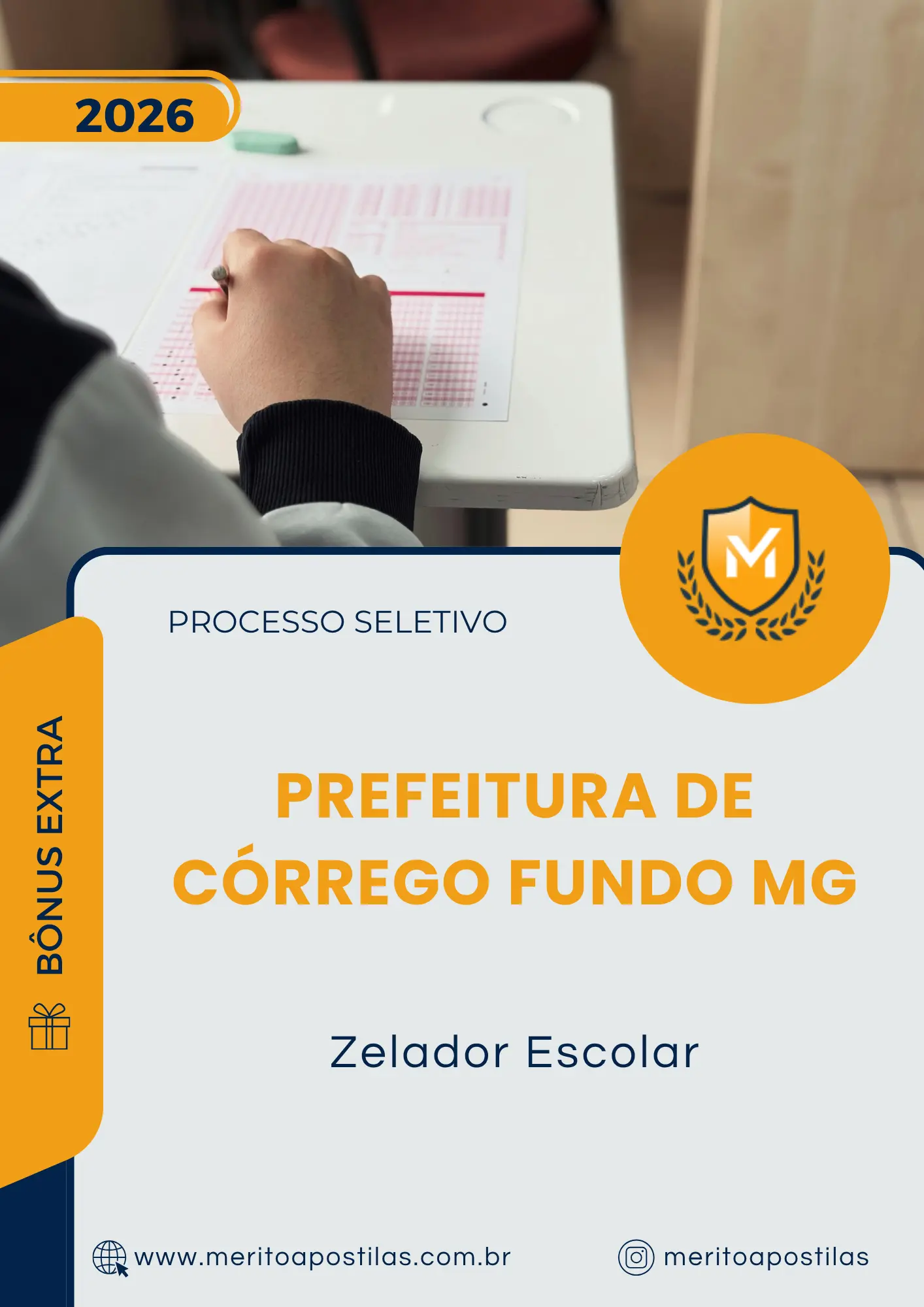 Apostila Zelador Escolar Prefeitura de Córrego Fundo MG 2026
