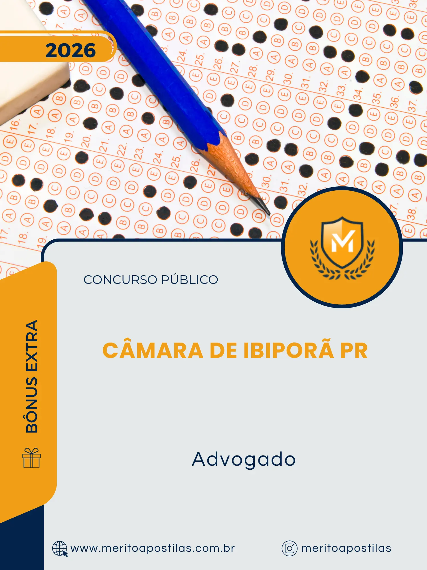 Apostila Advogado Câmara de Ibiporã PR 2026