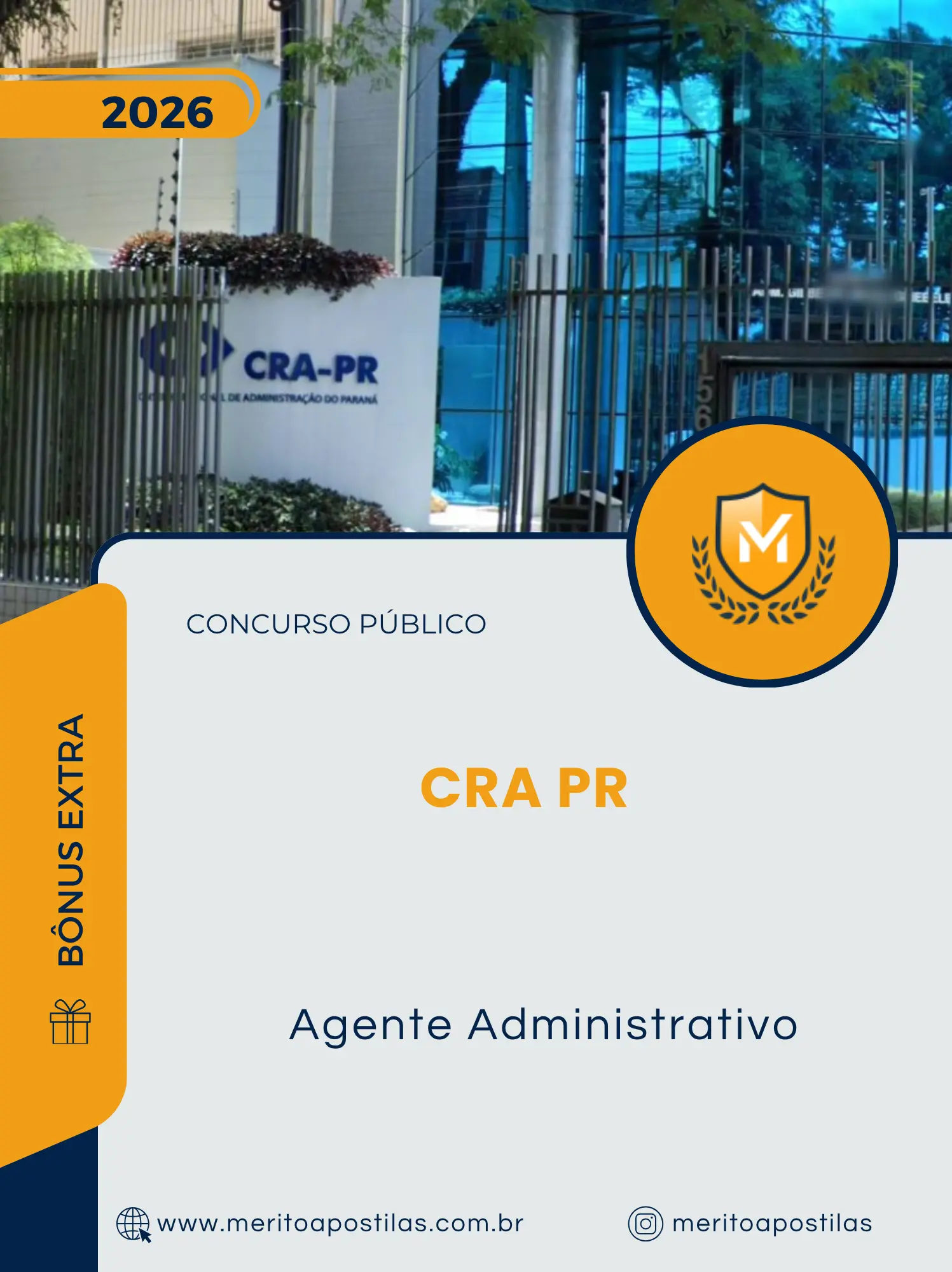 Apostila Agente Administrativo Concurso Público CRA PR 2026