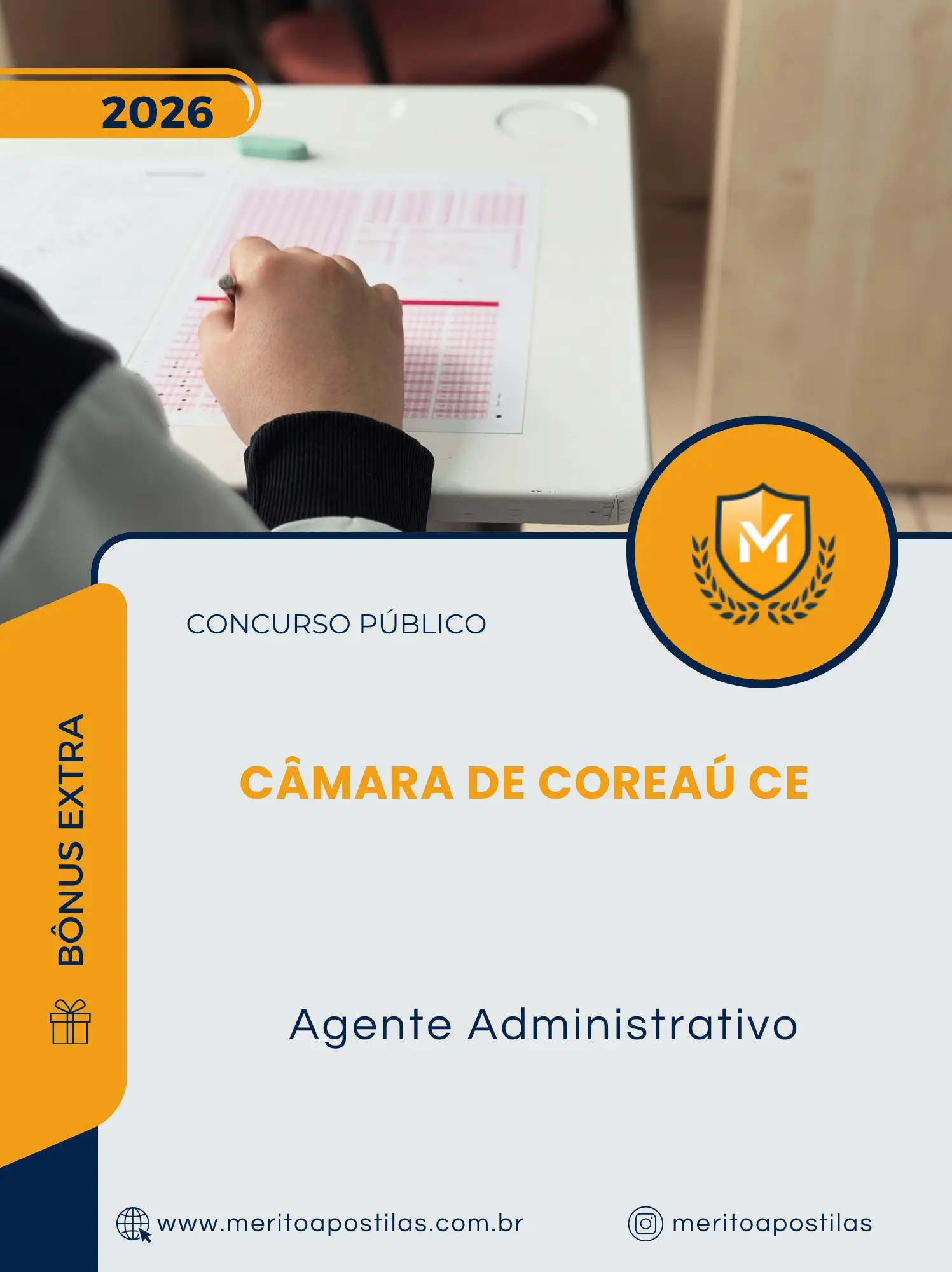 Apostila Agente Administrativo Câmara de Coreaú CE 2026