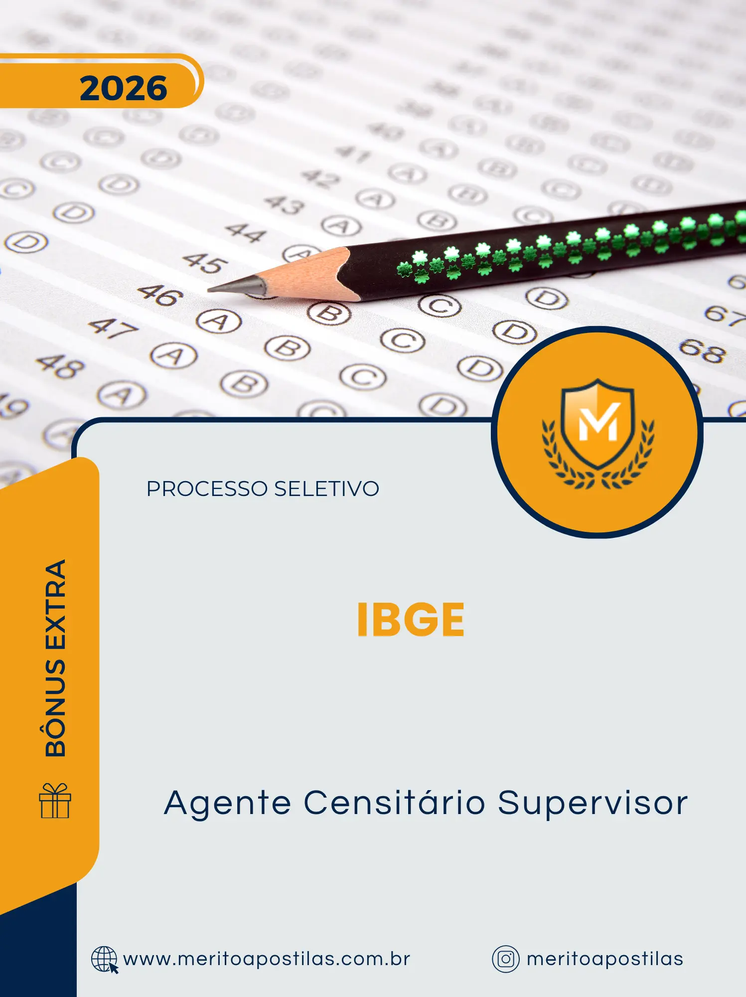 Apostila Agente Censitário Supervisor Processo Seletivo IBGE 2026