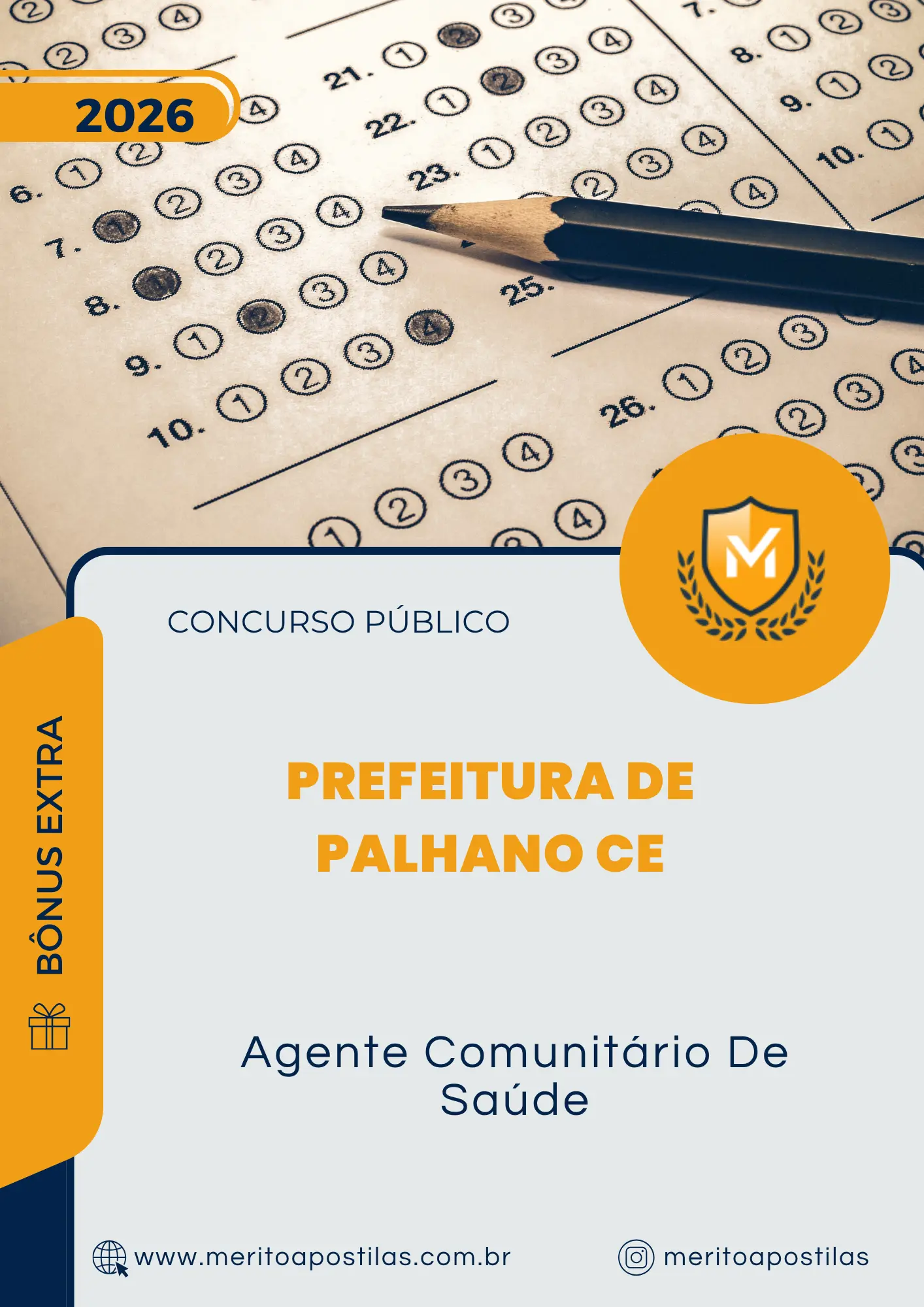 Apostila Agente Comunitário De Saúde Prefeitura de Palhano CE 2026