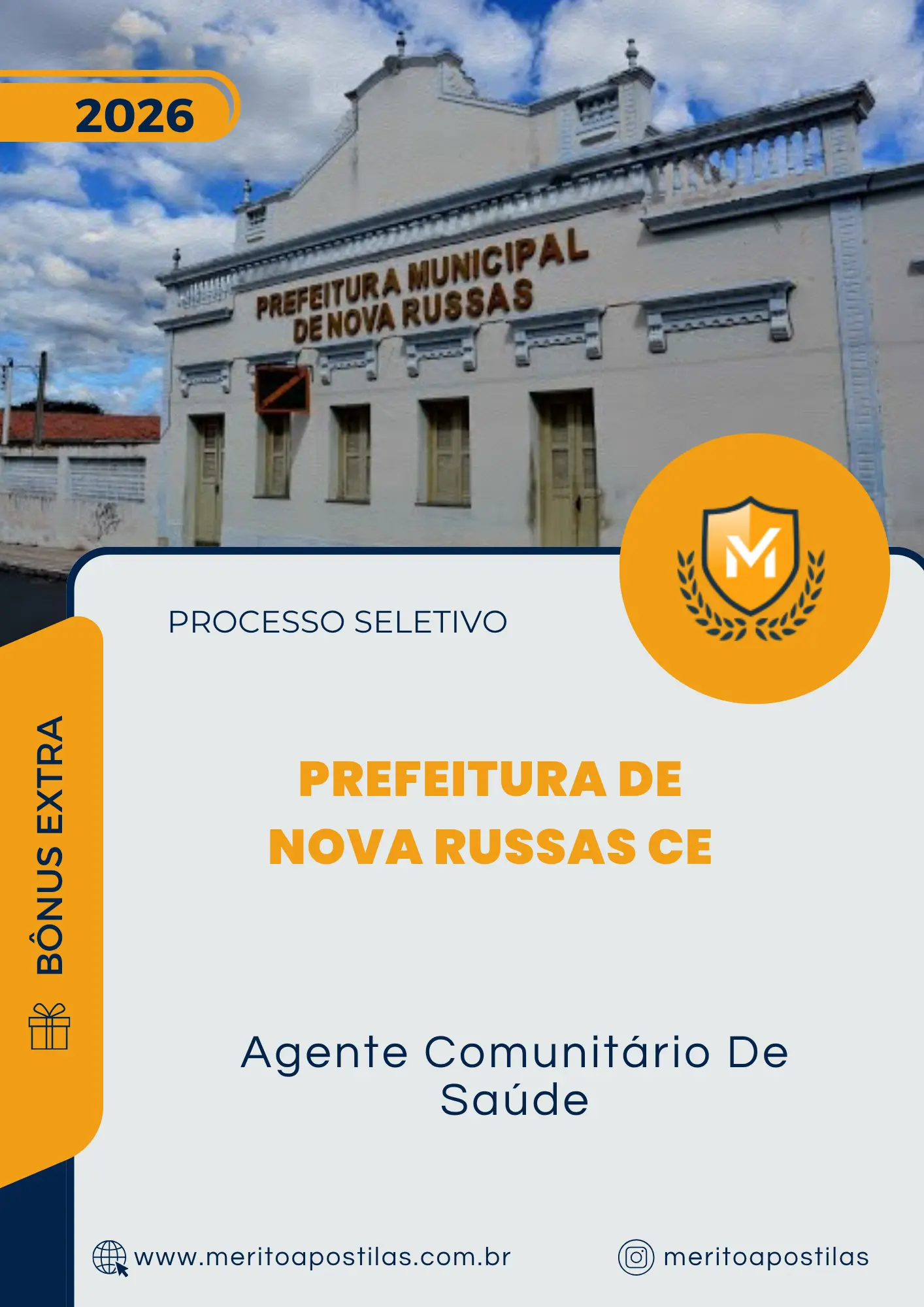 Apostila Agente Comunitário De Saúde Prefeitura de Nova Russas CE 2026