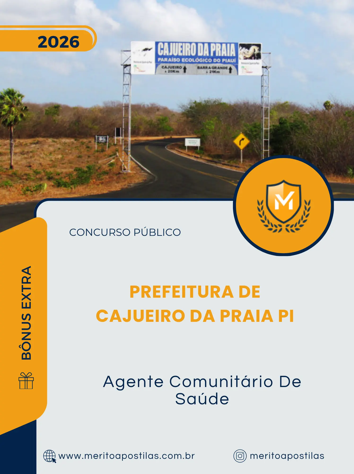 Apostila Agente Comunitário De Saúde Prefeitura de Cajueiro da Praia PI 2026