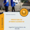Apostila Agente Comunitário de Saúde Prefeitura de Afonso Cláudio ES 2026
