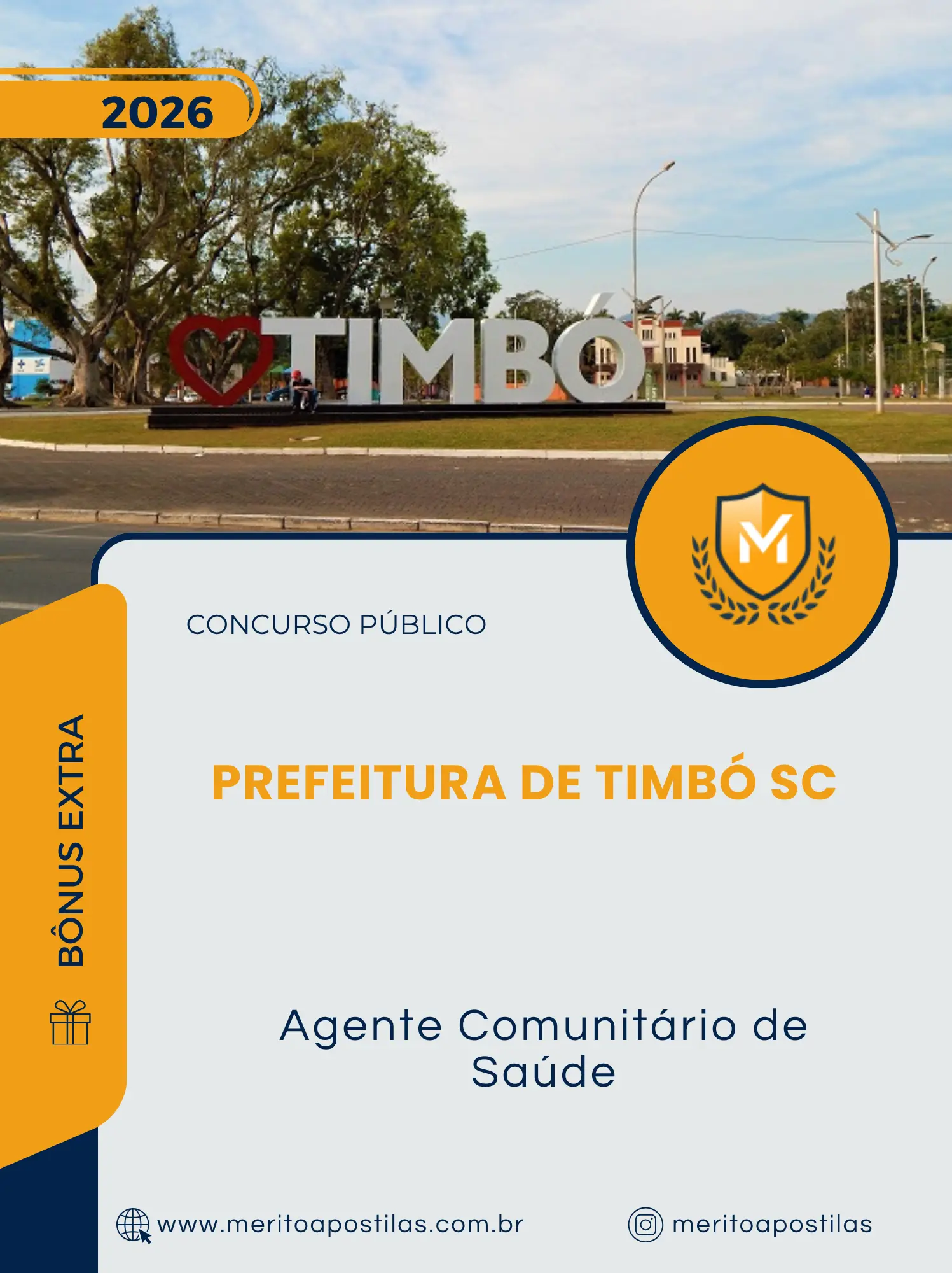Apostila Agente Comunitário de Saúde Prefeitura de Timbó SC 2026