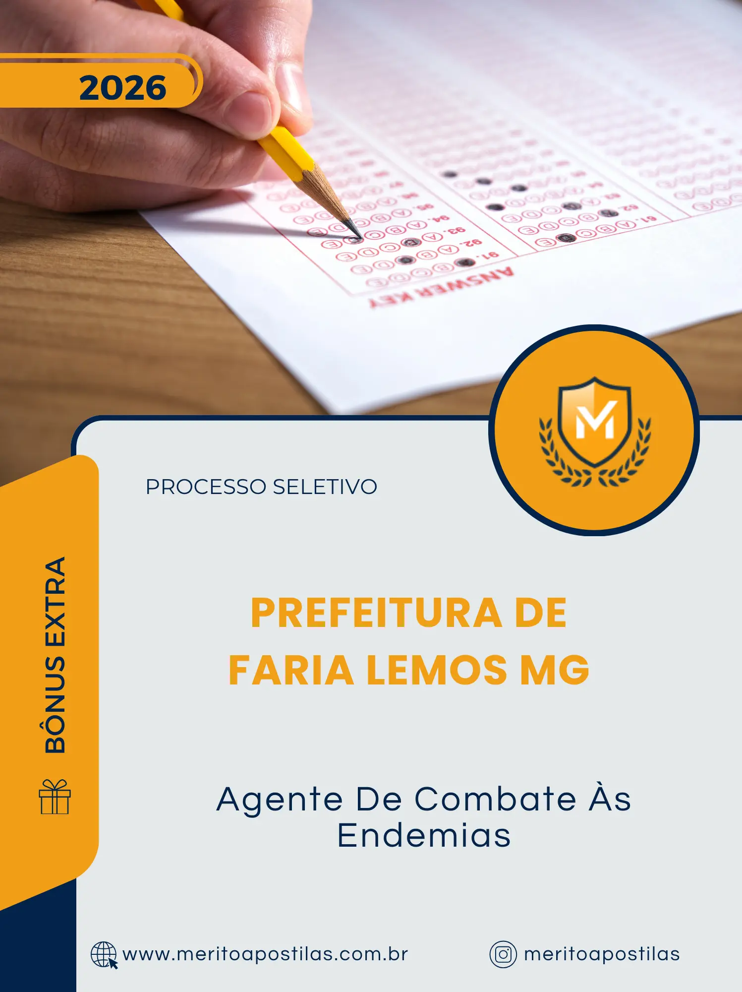 Apostila Agente De Combate Às Endemias Prefeitura de Faria Lemos MG 2026