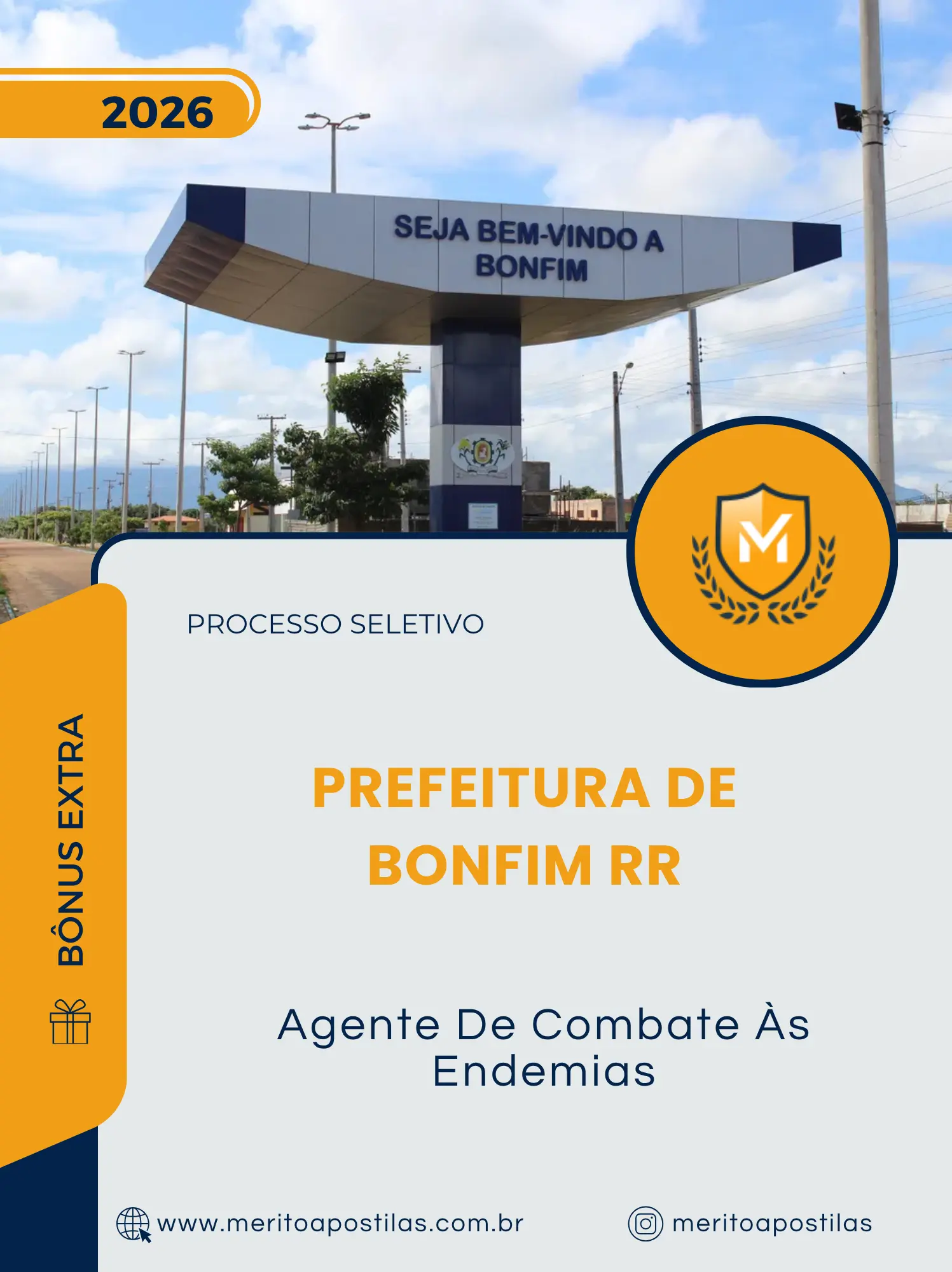 Apostila Agente De Combate Às Endemias Prefeitura de Bonfim RR 2026