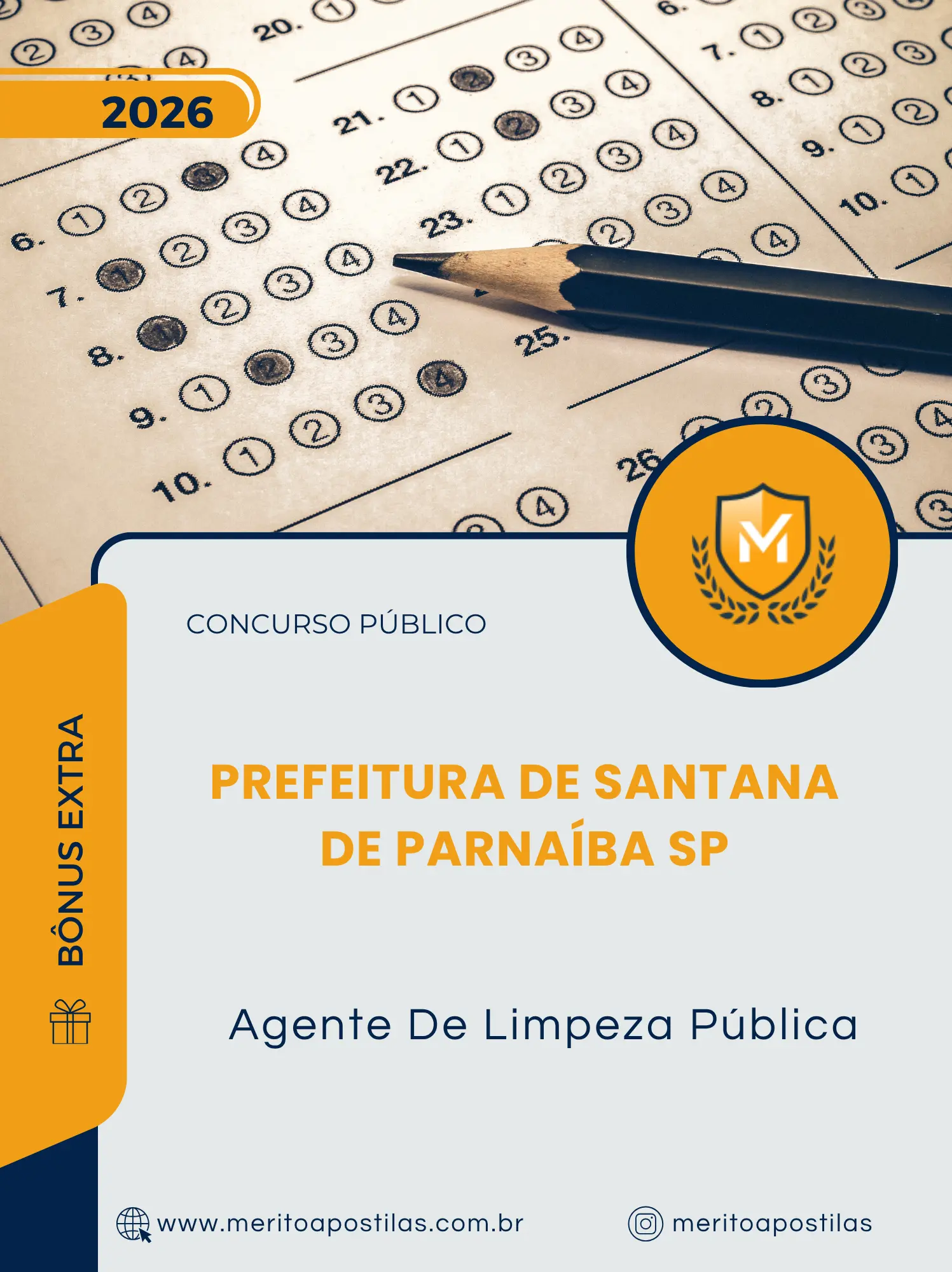 Apostila Agente De Limpeza Pública Prefeitura de Santana de Parnaíba SP 2026