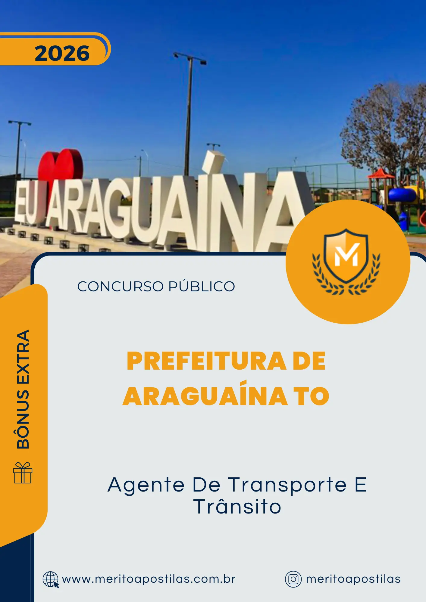 Apostila Agente De Transporte E Trânsito Prefeitura de Araguaína TO 2026