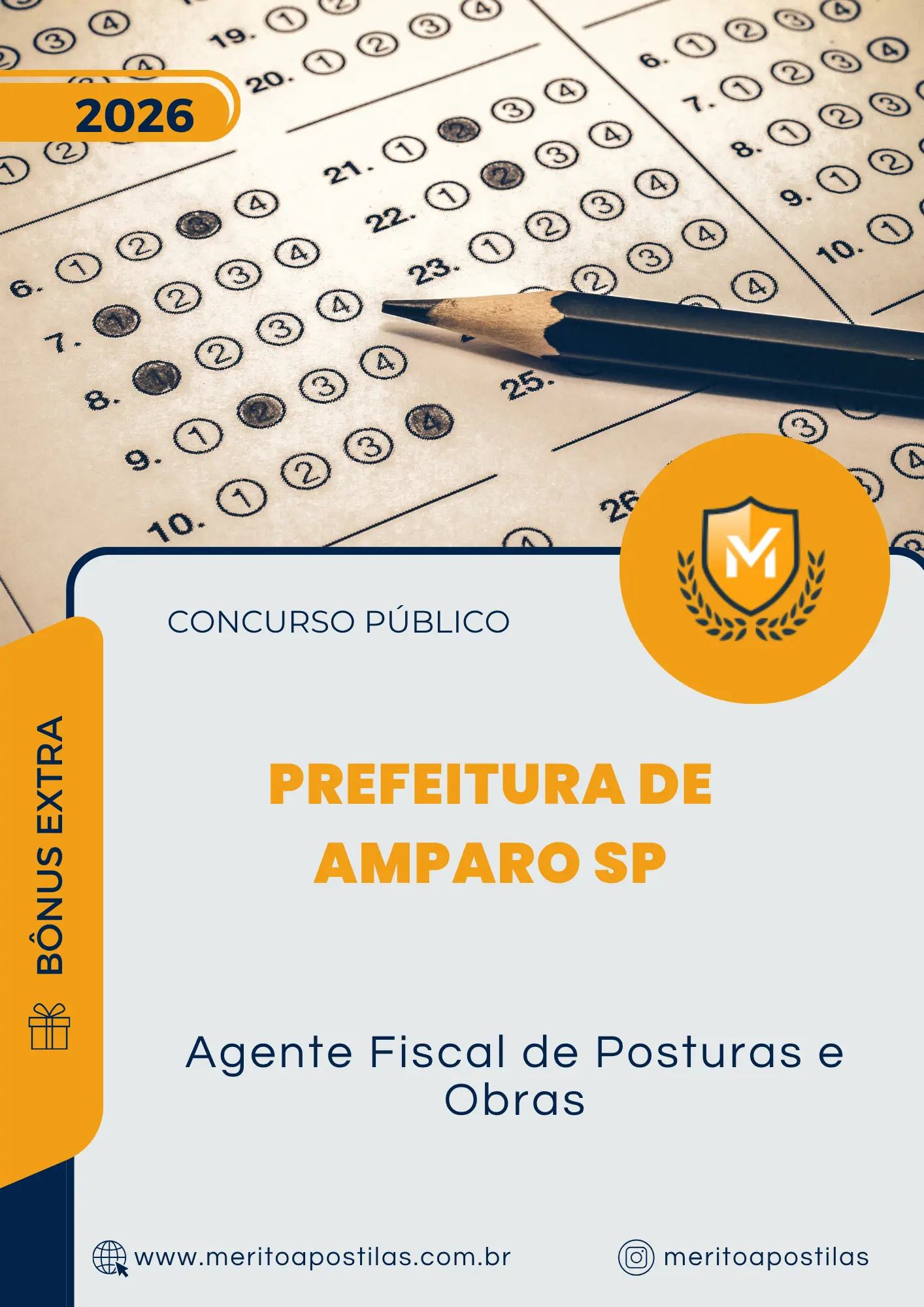 Apostila Agente Fiscal de Posturas e Obras Prefeitura de Amparo SP 2026
