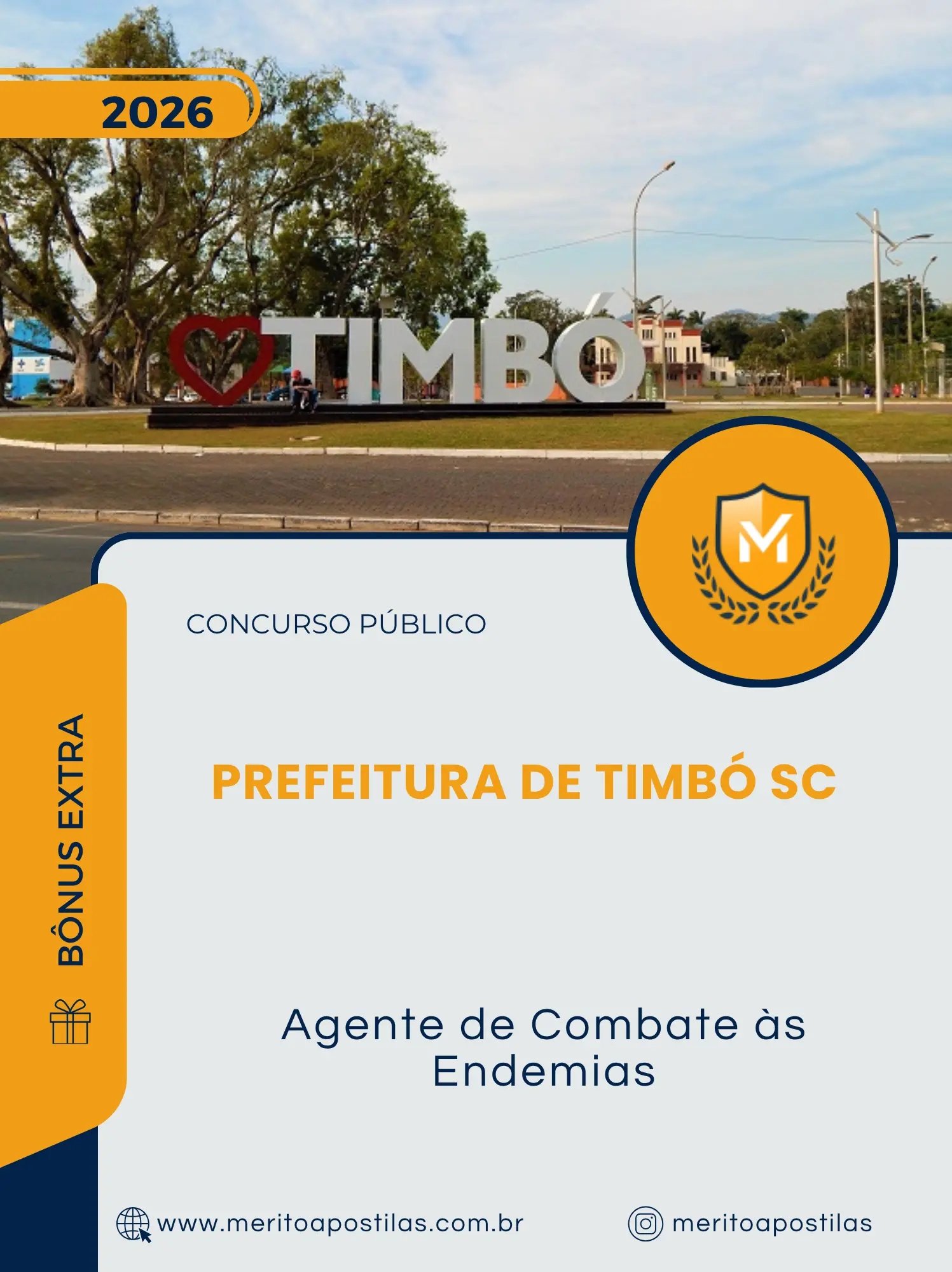 Apostila Agente de Combate às Endemias Prefeitura de Timbó SC 2026