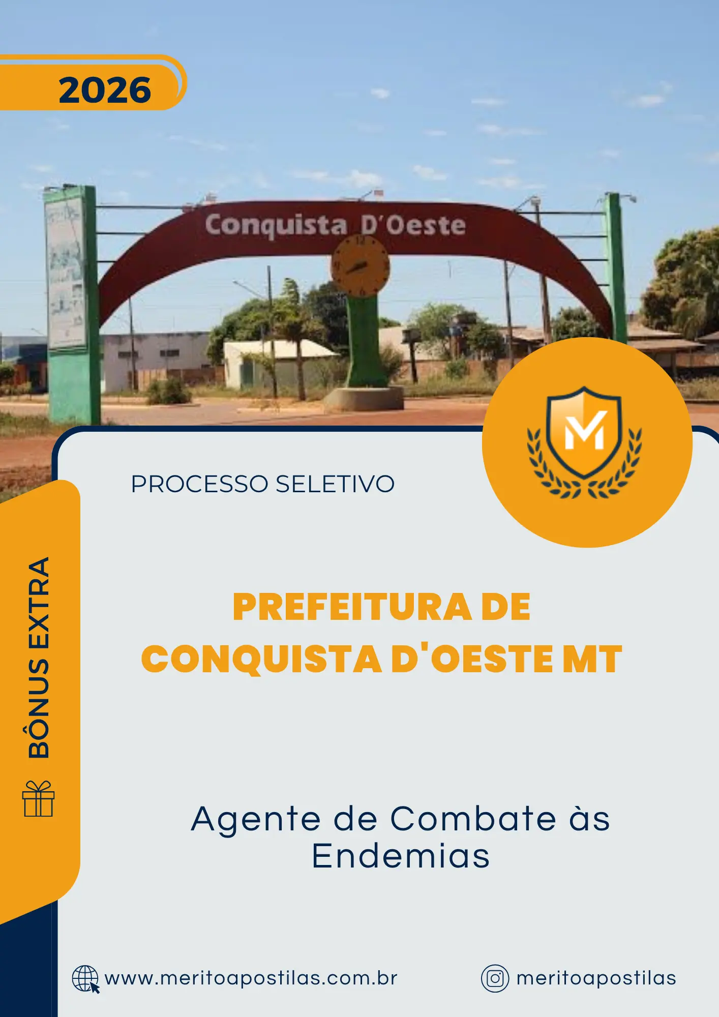 Apostila Agente de Combate às Endemias Prefeitura de Conquista D'Oeste MT 2026