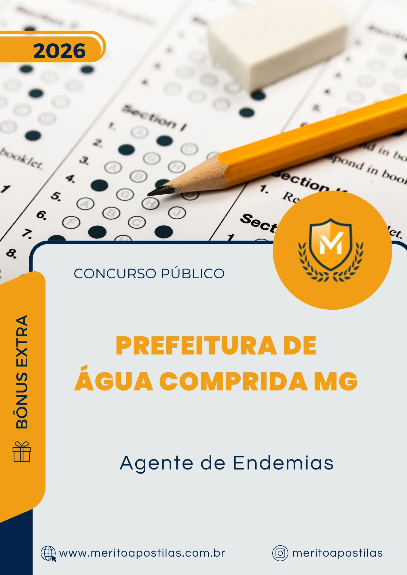 Apostila Agente de Endemias Prefeitura de Água Comprida MG 2026