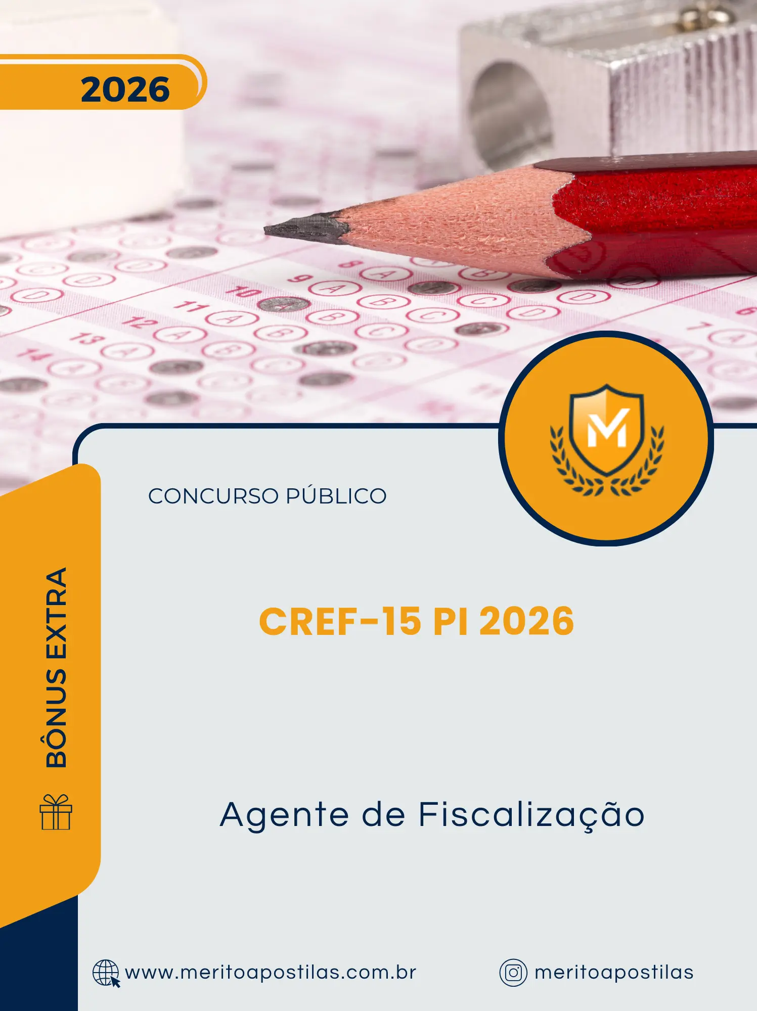 Apostila Agente de Fiscalização Concurso Público CREF 15 PI 2026
