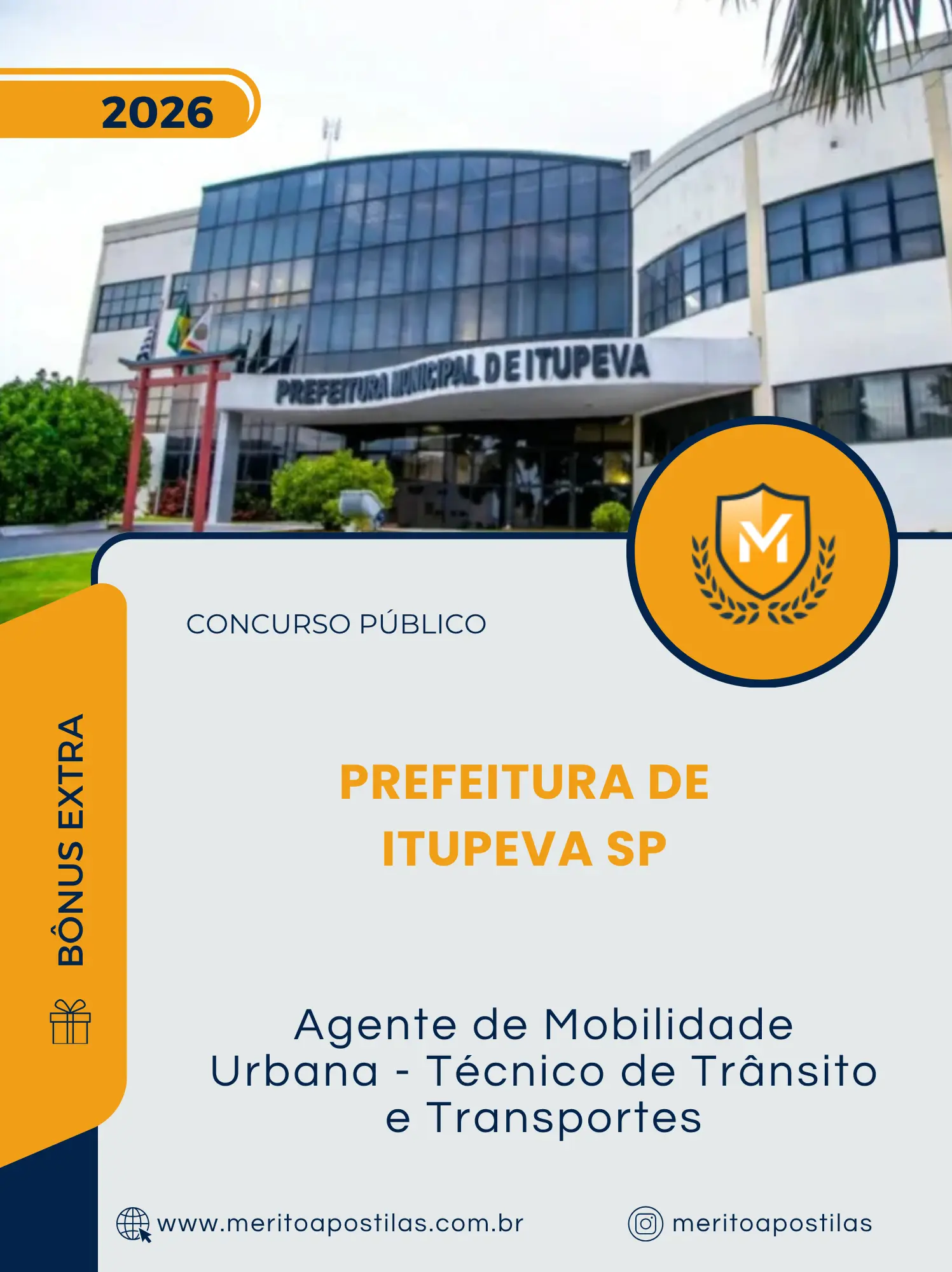 Apostila Agente de Mobilidade Urbana Técnico de Trânsito e Transportes Prefeitura de Itupeva SP 2026