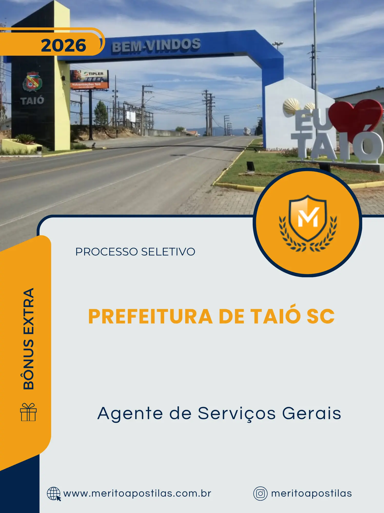 Apostila Agente de Serviços Gerais Prefeitura de Taió SC 2026