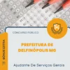 Apostila Ajudante De Serviços Gerais Prefeitura de Delfinópolis MG 2026