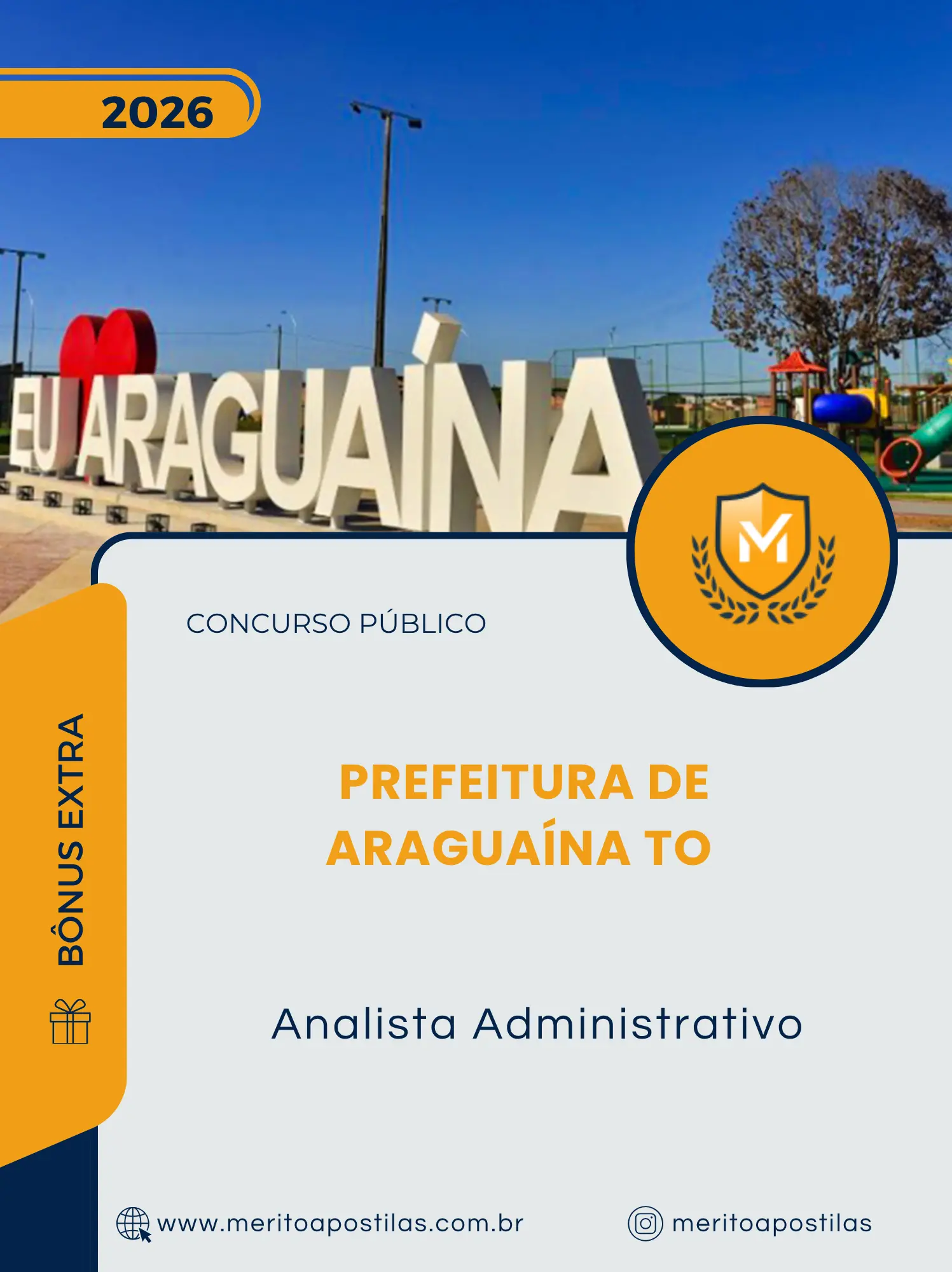 Apostila Analista Administrativo Prefeitura de Araguaína TO 2026