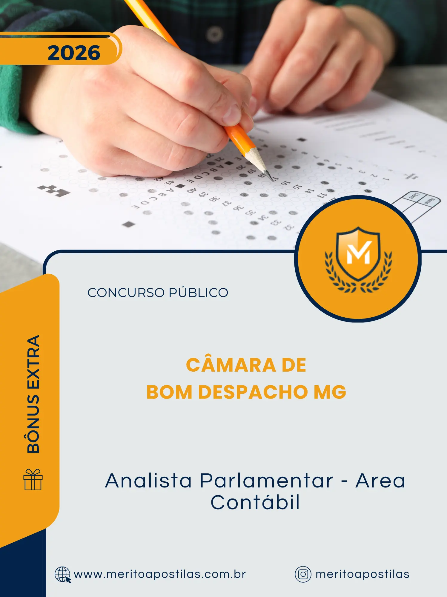 Apostila Analista Parlamentar Area Contábil Câmara de Bom Despacho MG 2026