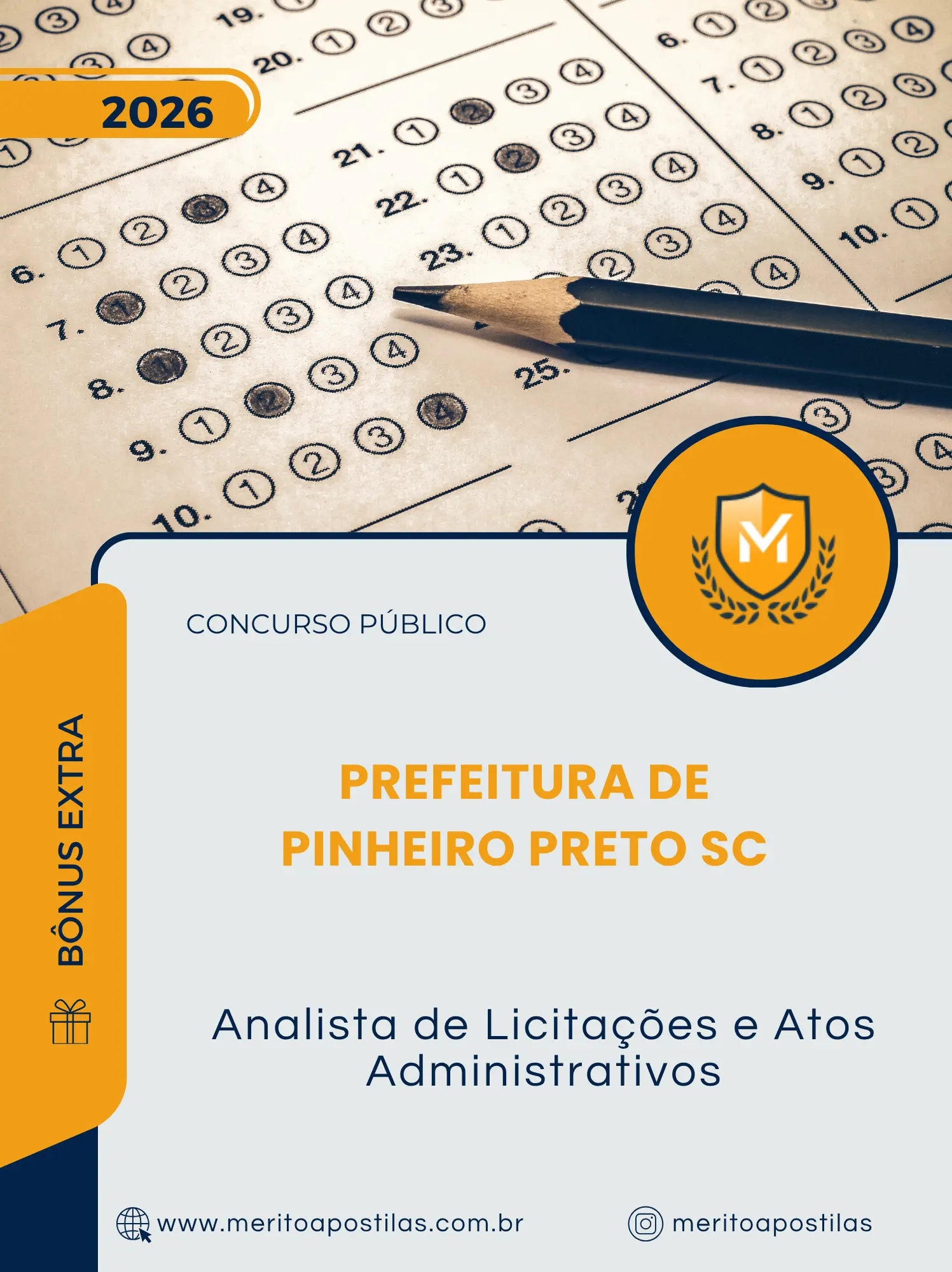 Apostila Analista de Licitações e Atos Administrativos Prefeitura de Pinheiro Preto SC 2026