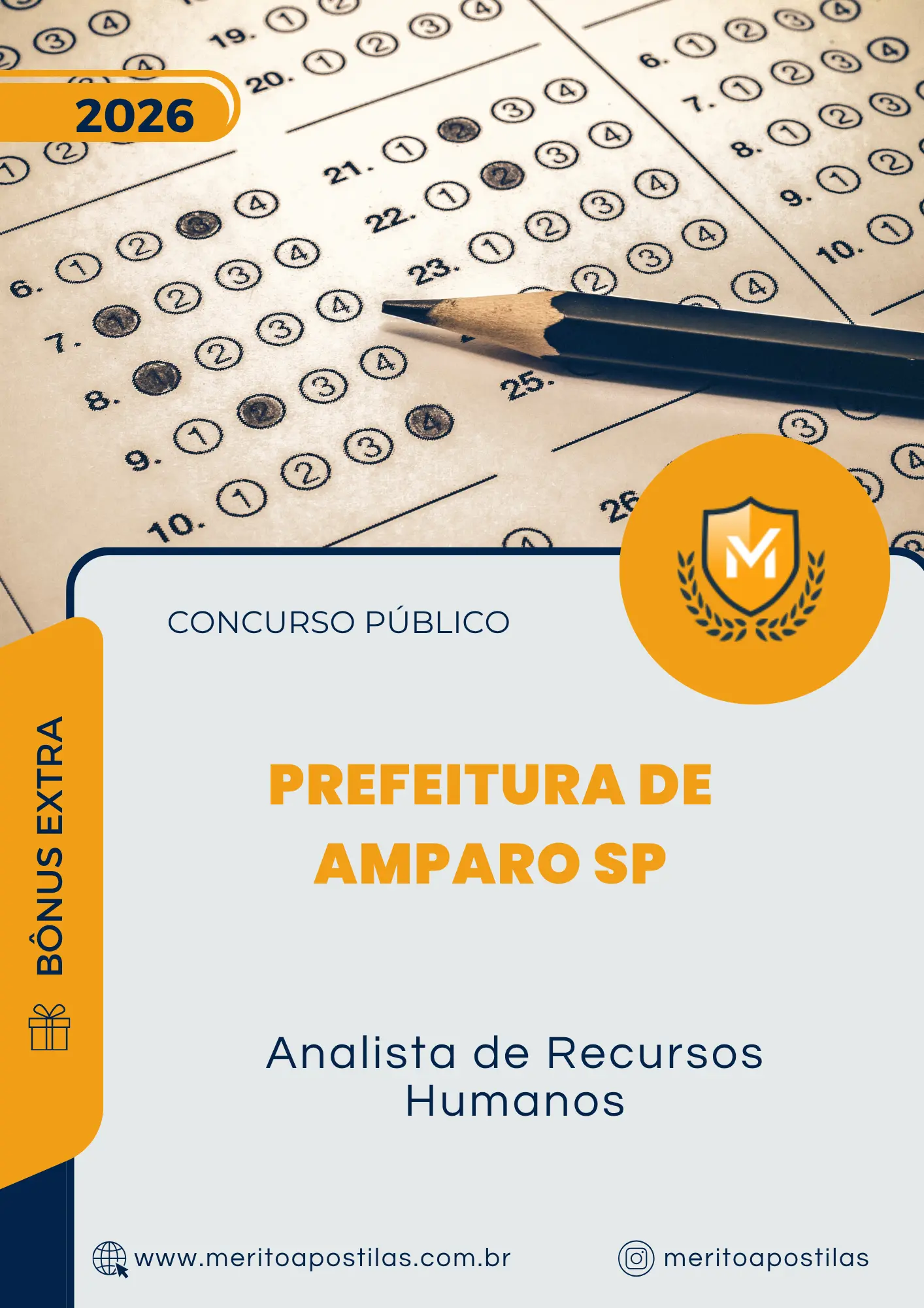 Apostila Analista de Recursos Humanos Prefeitura de Amparo SP 2026